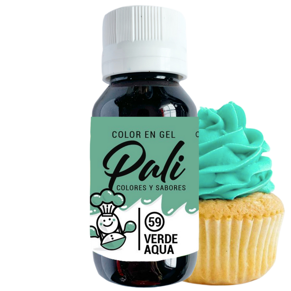 Color en gel - Verde Aqua 40ml