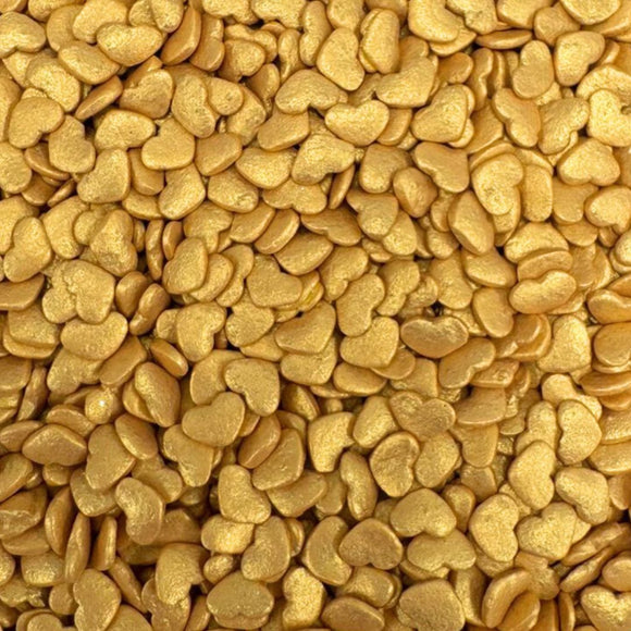 Confeti - Corazon Oro Metalico 80grs