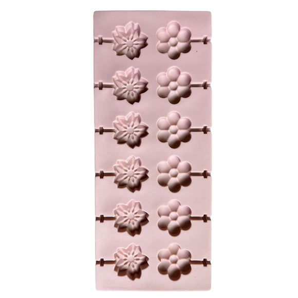 Molde- Paletas Flores