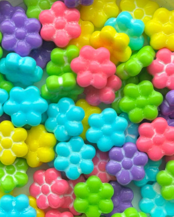 Figuras-Flores De Colores 80grs