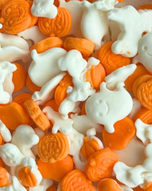 Figuras Fondant- Fantasmas y calabazas 80grs