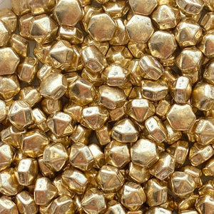 Metalico- Hexagono Oro 50grs