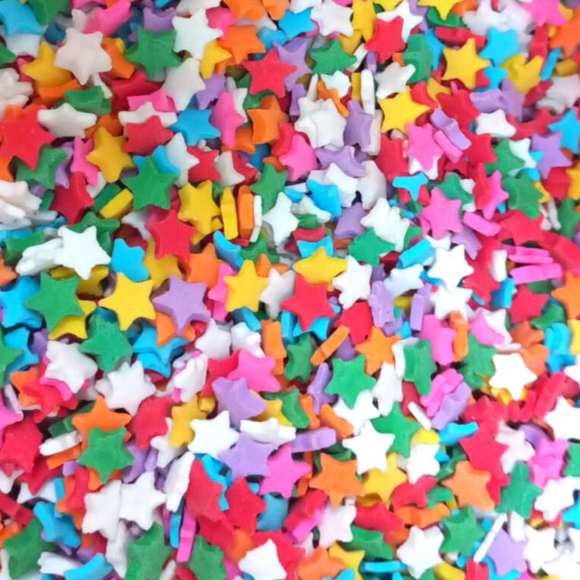 Confeti - Estrellas De Colores 80grs