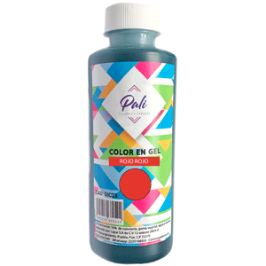 Color en gel - Rojo Rojo 125ml